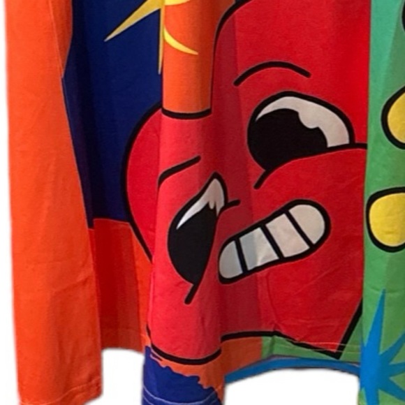 Denim Love Graphic Smiley Face Dress - Picture 8 of 16